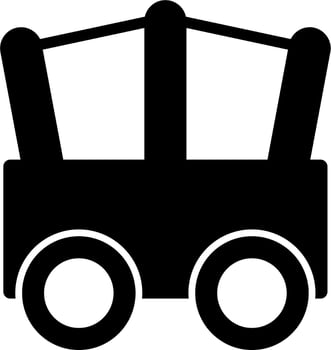 Wagon Vector Icon