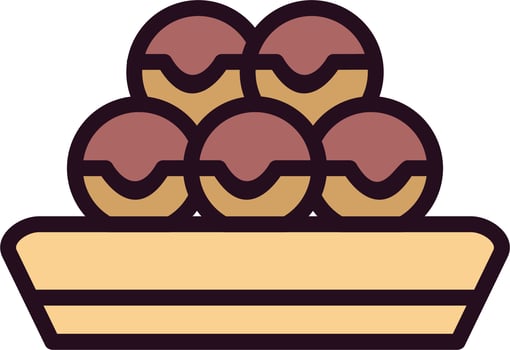 Takoyaki Vector Icon