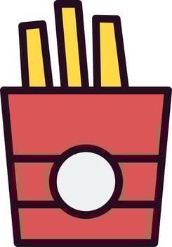 French Fries Vector Icon