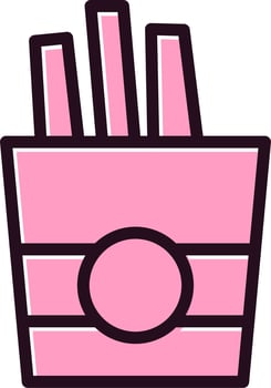 French Fries Vector Icon