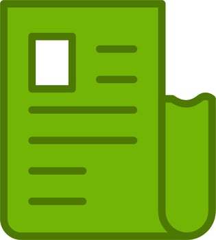 Receipt Vector Icon