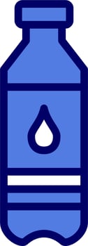 Water Bottle Vector Icon