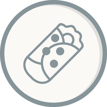 Burrito Vector Icon