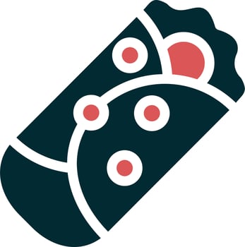 Burrito Vector Icon