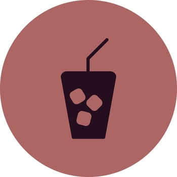 Ice Tea Vector Icon