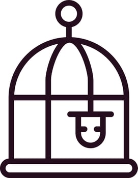 Bird Cage Vector Icon