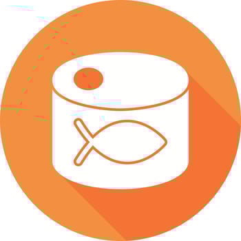 Fish Food Vector Icon