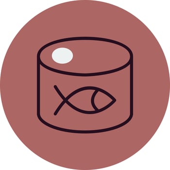 Fish Food Vector Icon