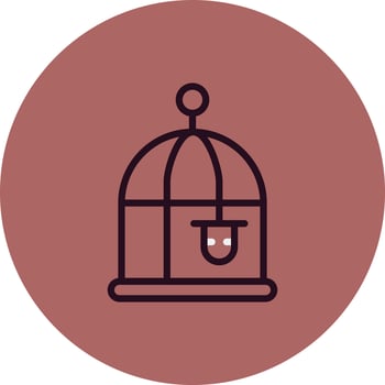 Bird Cage Vector Icon