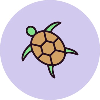 Turtle Vector Icon