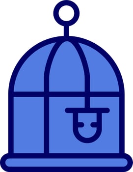 Bird Cage Vector Icon