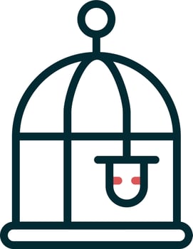 Bird Cage Vector Icon