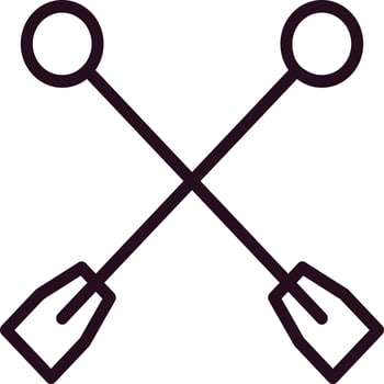 Paddles Vector Icon