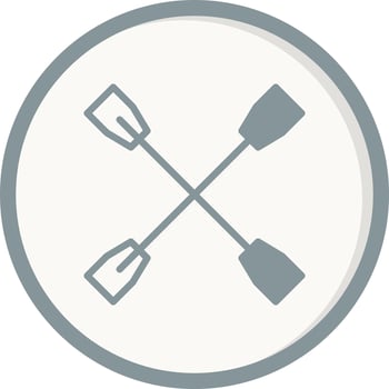 Oars Vector Icon