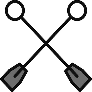 Paddles Vector Icon