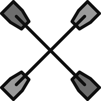 Oars Vector Icon