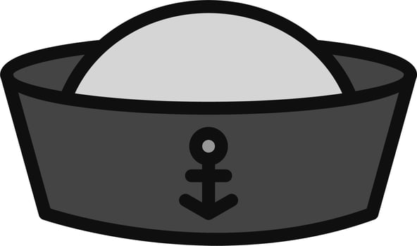 Sailor Cap Vector Icon
