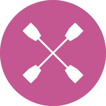 Oars Vector Icon