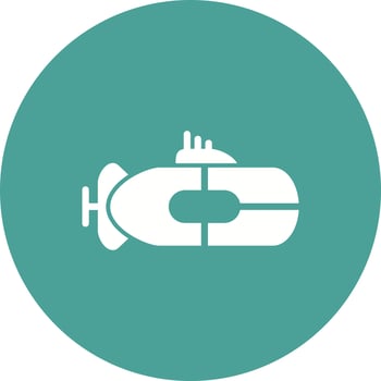 Submarine Vector Icon