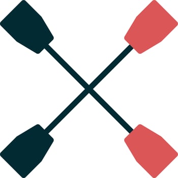Oars Vector Icon