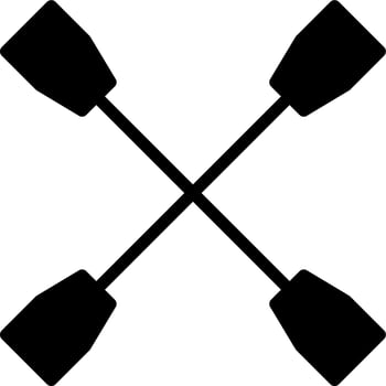 Oars Vector Icon