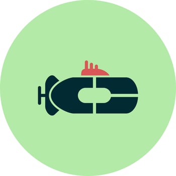 Submarine Vector Icon