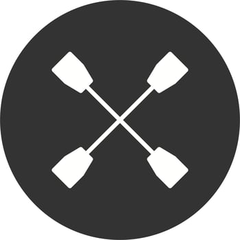 Oars Vector Icon