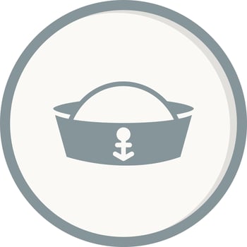 Sailor Cap Vector Icon