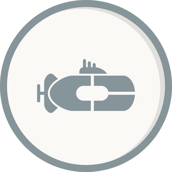 Submarine Vector Icon