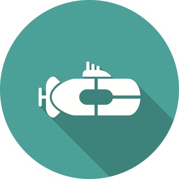 Submarine Vector Icon