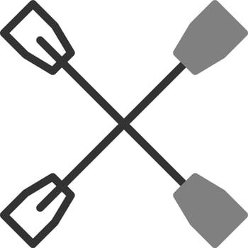 Oars Vector Icon