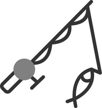 Fishing Rod Vector Icon