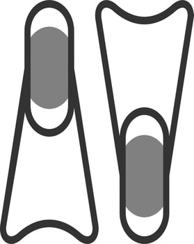 Flippers Vector Icon