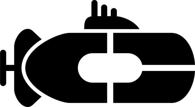 Submarine Vector Icon