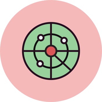 Radar Vector Icon