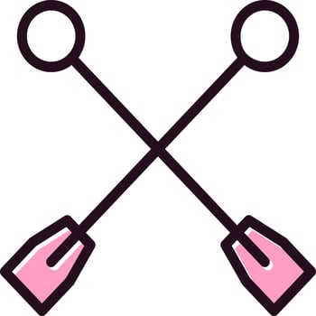 Paddles Vector Icon