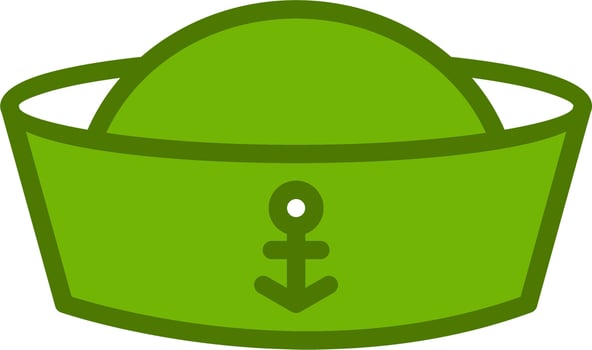 Sailor Cap Vector Icon
