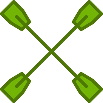 Oars Vector Icon