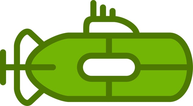 Submarine Vector Icon