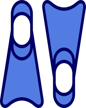 Flippers Vector Icon