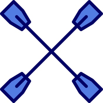 Oars Vector Icon