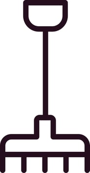 Rake Vector Icon