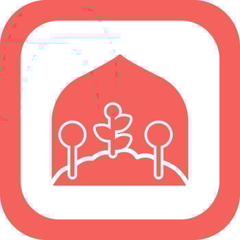 Green House Vector Icon