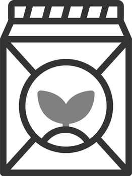 Seed Bag Vector Icon