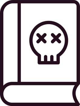 Poisonous book Vector Icon