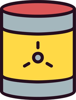Toxic Waste Vector Icon