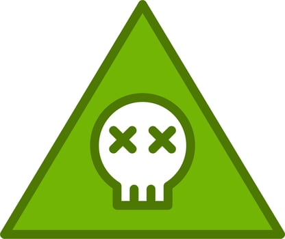 Poisonous Sign Vector Icon