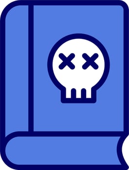Poisonous book Vector Icon