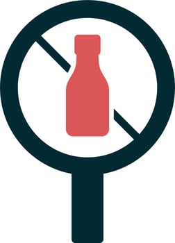 No Alcohol Vector Icon