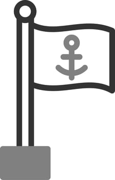 Sea Flag Vector Icon